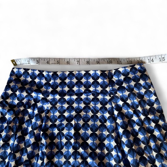 Kate Spade Blue and White A-Line Skirt - Picture 7 of 8